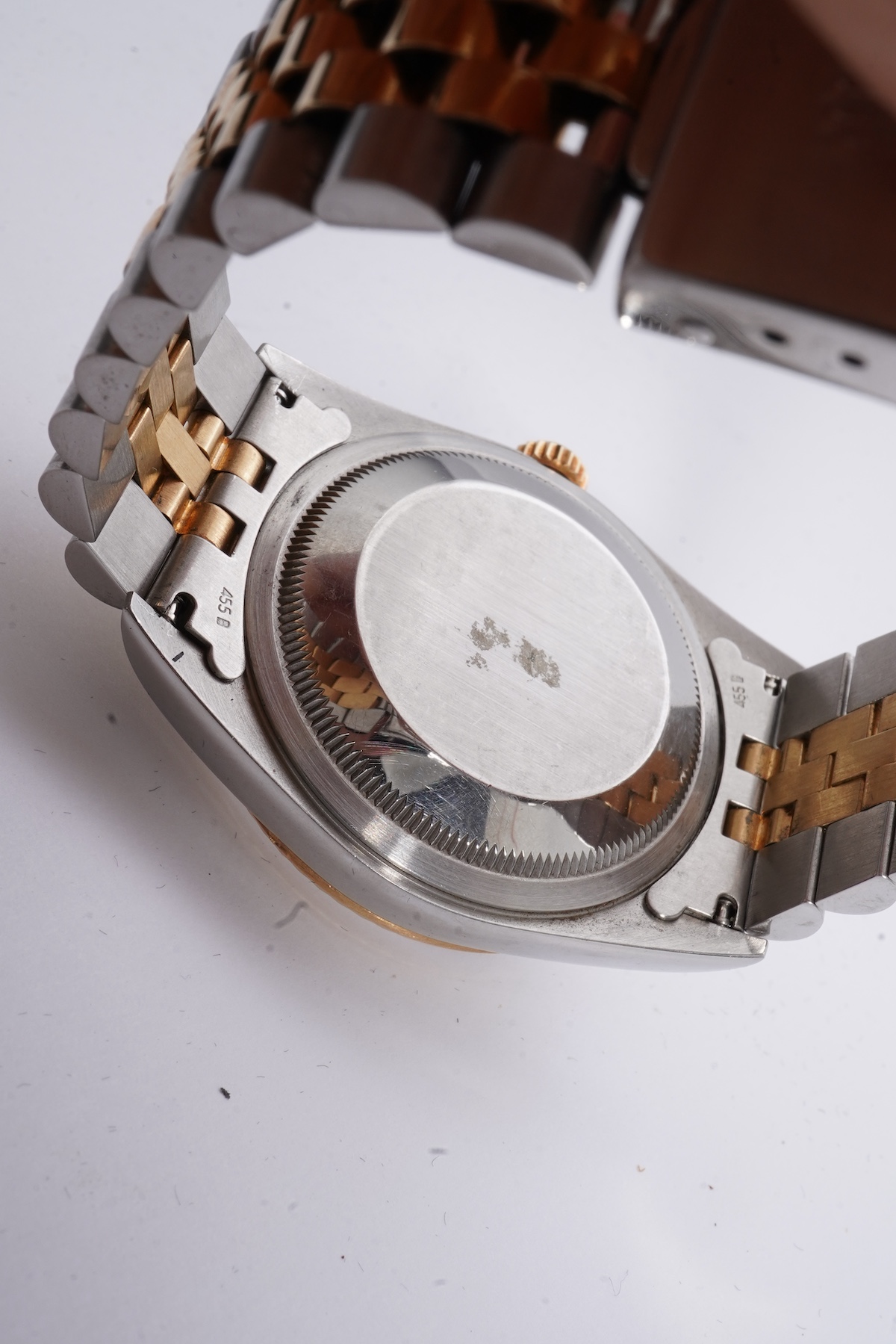 A gentleman's 1997 stainless steel and gold Rolex Oyster Perpetual Datejust Superlative Chronometer Officially Certified wrist watch